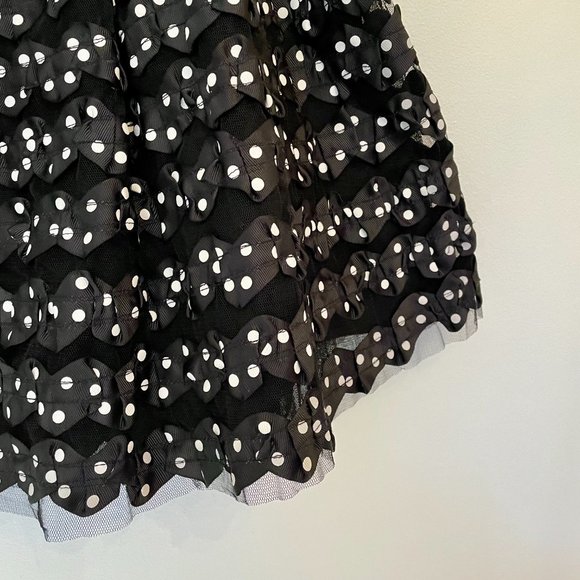 Black & White Confetti Party Skirt - Picture 2 of 3